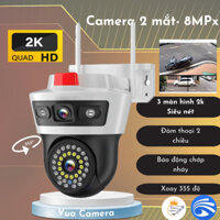 Camera yoosee 2 mắt ngoài trời Ptz 40led 8.0Mpx, zoom 12x, siêu nét, góc rộng, có màu ban đêm