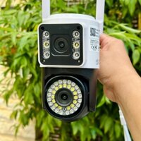 Camera YOOSEE 2 Mắt Q42 Mới Nhất 2024 PRO 15.0MPX Xoay 360 Độ- Xem 2 Vị Trí Trên 1 Camera- Đàm Thoại