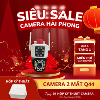 Camera Yoosee Q44 đèn cảnh báo LED tích hợp hồng ngoại 12.0 Megapixel Full HD - Camera giá rẻ