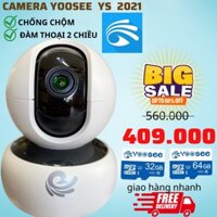 Camera yoosee trong nhà YS 2021 xoay 360 độ chống chộm, đàm thoại 2 chiều, Full HD | BH 6 tháng