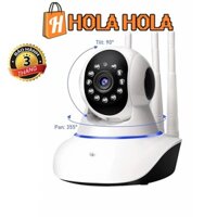 Camera Yoosee X8100 1.0Mp, 2.0Mp, 3.0Mp Wireless IP quan sát ngày đêm-xoay 360 độ (bản mới lưu 4 vị trí)