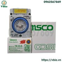 Camsco Công Tắc Thời Gian, Thiết Bị Hẹn Giờ Tủ Điện TB 35-N Timer 24h