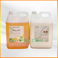 Can 10L dầu gội, sữa tắm chuyên dụng cho khách sạn, nhà nghỉ, resort, villa.. nhận tuýp in ấn logo thương hiệu