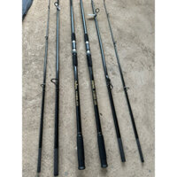 Cần 3 khúc  DAIWA 576MW  Về 3.9m-4.25m  Ngọn 5ly Độ cứng BX Tải mồi 80-120g Tải tĩnh 5kg Tải cá 20kg
