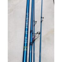 CẦN 3 KHÚC SPIN POWER SF 425 BX - TẶNG 1 NGỌN  -màu sắc : xanh biển, cần câu lục, cần câu cá