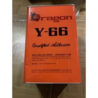 (Can 3,3lít)Keo rồng vàng Dragon Y66, Keo dán đa năng da thuộc,các vật liệu dẻo,nỉ,vải,mút PU,formica,gỗ,tấm alu