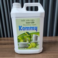 Can 5kg nước rửa chén cao cấp KOMMY hương chanh