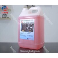 (Can 5L) Dung dịch tẩy đa năng, tẩy rửa lazang, khoang máy, tẩy ố kính Lucky (Tẩy Siêu Mạnh)