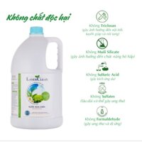 Can 5L hương quả Quýt nước rửa bình sữa, nước rửa chén bát hữu cơ Layer Clean thành phần tự nhiên