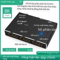 Cần bán bộ chia DP 1x3 giá đặc biệt tại Quảng Đông Bộ chia video một trong ba ra 8K màn hình chia âm thanh và video 8K60Hz