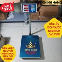 CÂN BÀN ĐIỆN TỬ 60KG, 100KG, 150KG, 200KG, 300KG LOẠI TỐT, ĐẦU INOX TÍNH TIỀN CAO CẤP CHỐNG VA ĐẬP