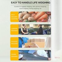 Cân cá KS Cân 60kg Cân câu cá di động kỹ thuật số có đèn nền Màn hình LCD Cân hành lý có móc Nonsli
