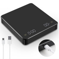 Cân cà phê điện tử 3Kg-0.1g độ chính xác cao sạc lại bằng usb cảm ứng vân tay màn hình led chịu nhiệt cao cân điện tử