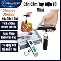 Cân Cầm Tay Điện Tử Mini Móc Treo 50kg Dùng Cân Vali, Hành Lý Du Lịch, Thực Phẩm, Rau Quả, Hàng Nhập Khẩu Cao Cấp