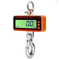 Cân cần cẩu kỹ thuật số chống nước 1500kg / 3000lb Cân treo kỹ thuật số Cân cần cẩu hạng nặng công nghiệp có điều khiển từ xa Cân điện tử di động Cân cần cẩu Màn hình LED