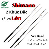 Cần câu 2 khúc đặc SHIMANO ScaBarb tải cá 25kg, cần câu lure máy đứng