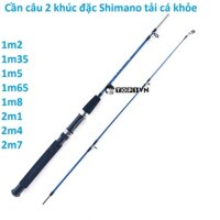 Cần câu 2 khúc đặc Shimano xanh dương tải cá 2-15kg - Top1VN chất lượng 102 y hình 87ahsjkalasa18