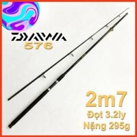 cần câu 2 khúc rỗng dài 2m7 DAIWA cần tải cá 10kg . giá rẻ ( giá siêu khuyến mại )