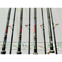 Cần câu Ashino Jaws với khoen vàng gold (Pat máy Fuji đen - Pat máy Fuji vàng ) - Đi câu