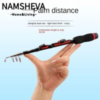 Cần câu bằng kính thiên văn NAMSHEVA, Đúc 1.0M-2. Cần câu di động, Cần câu Mini sợi Carbon ngắn sợi Carbon Thiết bị câu cá du lịch