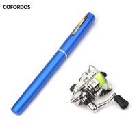 Cần câu bút COFORDOS, Máy quay Mini Pesca, Cần đúc kính thiên văn bằng hợp kim nhôm đầy màu sắc