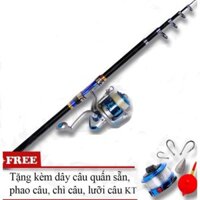 Cần câu cá 1m8 + phụ kiện  sp16