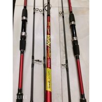 CẦN CÂU CÁ 2 KHÚC RỖNG cao cấp RUBY ABC đọt to cacbon siêu khoẻ,bền,tải cá khủng- chuyên câu sông,tra ….