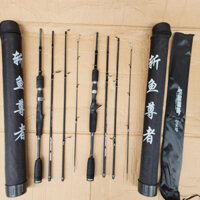 Cần câu cá 4 khúc Ưng Đen - Black Falcon - Tặng Ống Đựng form cứng 562jajsbuzz