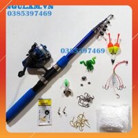 Cần câu cá ❤️FREE SHIP❤️ BỘ CẦN RÚT 1M8 MÁY YF200 KÈM PHỤ KIỆN  Giảm giá mạnh