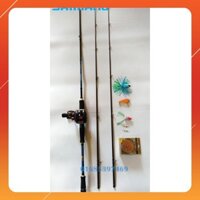 Cần câu cá ❤️FREE SHIP❤️ Bộ Cần Câu Lure Máy Ngang Shimano 1m8- 2m1- 2m4  Giảm giá mạnh