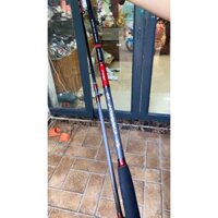 Cần câu cá Ashino Carrot Cần 2 khúc máy đứng cán hở dòng mới 2m1, 2m4, 2m7, 3m