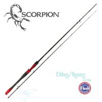 cần câu cá - Cần câu lure máy đứng và ngang cao cấp Scorpion khoen FUJI mã CM16