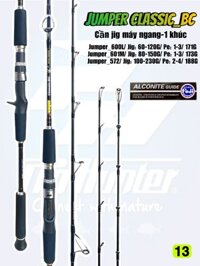 CẦN CÂU CÁ - CẦN JIG MÁY NGANG 1 KHÚC - PROHUNTER JUMPER CLASSIC - 1.8m