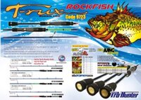 CẦN CÂU CÁ - CẦN LURE ULTRA LIGHT MÁY ĐỨNG 2 KHÚC - PROHUNTER T-RUX ROCK FISH TRS - KHOEN FUJI - 1.98m/2.1m/2.28m