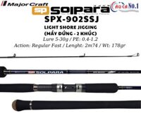 CẦN CÂU CÁ - CẦN SUPER LIGHT SHORE JIGGING - MÁY ĐỨNG 2 KHÚC - MAJOR CRAFT SOLPARA SPX-902SSJ - 2.7m / 5-30G