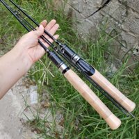 Cần Câu Cá Giá Rẻ, Cần Câu Lure Suối UL Cao Cấp 168UL Cán Liền Ngọn Đặc Dài 1m68, 1m8, 1m98 - UL Xốp