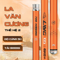 Cần câu cá Handing La Văn Cương thế hệ 2, cần câu cá 5h chính hãng bảo hành 10 năm.