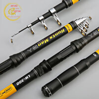 Cần Câu cá Huntsman, Cần Câu Cá, Cần Câu Lancer, Cần Câu Máy Màu Vàng Đen, Hàng Chính Hãng Đồ Câu Việt HD