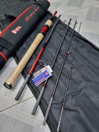 Cần Câu Cá Ika Senko 5 Khúc Máy Ngang Và Máy Đứng