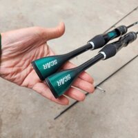 CẦN CÂU CÁ LURE UL CÁN BÓNG CHÀY CHẤT LIỆU SỢI  CÁC BON MÀU XANH TIGER VÀ ĐỎ MẬN GIÁ HỌC SINH