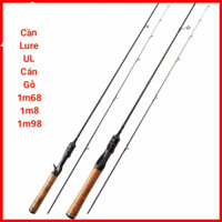 cần câu cá lure ul cán gỗ cao cấp 1m8