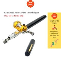 Cần Câu Cá Nhỏ Gọn Hình Cây Bút Máy Ngang Chiều Dài Cần 1m Tải Cá Tối Đa 5kg kimlongshop