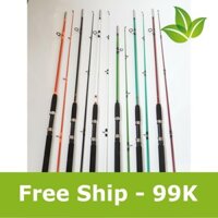 Cần câu cá shimano scabard 2 khúc đặc 2,7m cực khỏe siêu rẻ tặng chuông báo cá hàng chuẩn