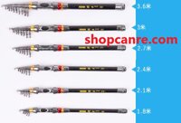 Cần câu cacbon rút siêu gọn (3m6)