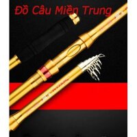 Cần Câu CARBON Mạ Vàng rút gọn