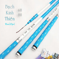Cần Câu Đài Bạch Kinh Thiên 6H Phiên Bản Màu Xanh Opal Cần Câu Tay Carbon Cao Cấp 254hcxz789