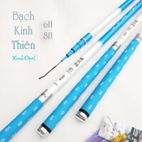 Cần Câu Đài Bạch Kinh Thiên 6H Phiên Bản Màu Xanh Opal Cần Câu Tay Carbon Cao Cấp