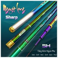 Cần Câu Đài Câu Đơn Nguyệt Long 5H Cần Câu Tay Carbon Cao Cấp .
