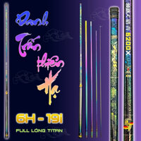 Cần câu đài Danh Chấn Thiên Hạ 6H - 19i ( Full Titan )  - Bán lóng thay thế  *** Tặng kèm ngọn phụ zin 7 màu ***