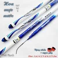 Cần câu đài Hoa mực nước Thế hệ 2 cần câu tay 6H chất liệu carbon xoắn CD54 hàng mớiv898ahgdbafg1